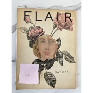 Flair Magazine 4th Issue May 1950 Multicolor Vintage Fashion Art Photogrpahy